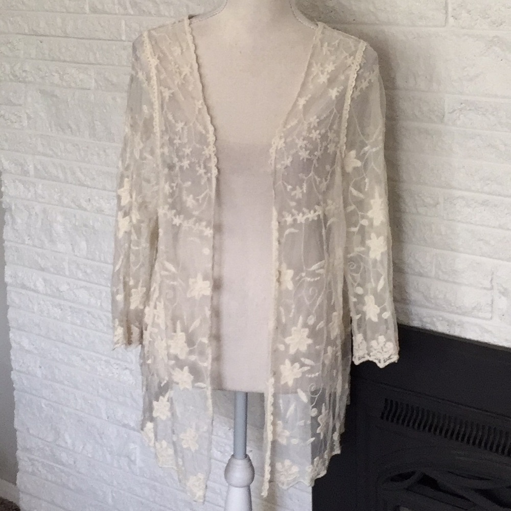 G Collection lace cardigan - Picture 1 of 8